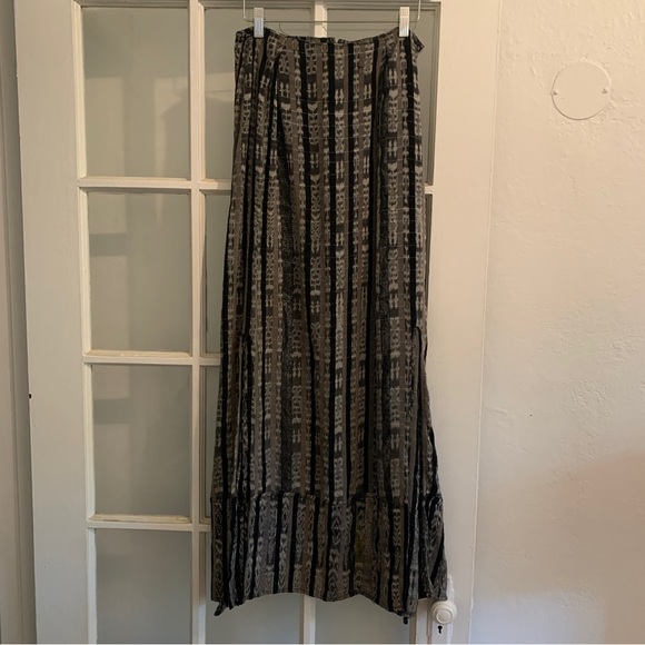 Ethnic boho artisanal maxi skirt - size 6 - Picture 1 of 11
